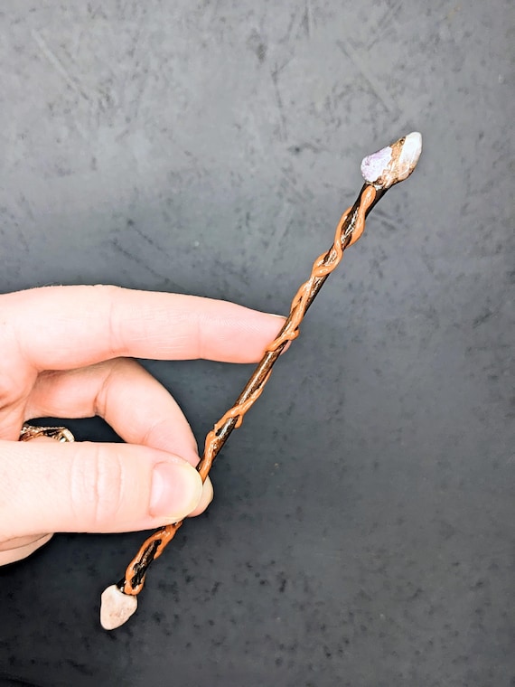 Miniature Earth Staff 1:12 or 1;6 | Miniature Staff For Gameplay | Miniature Staff | Mini Fantasy Staff| Diorama Accessory | RPG Piece