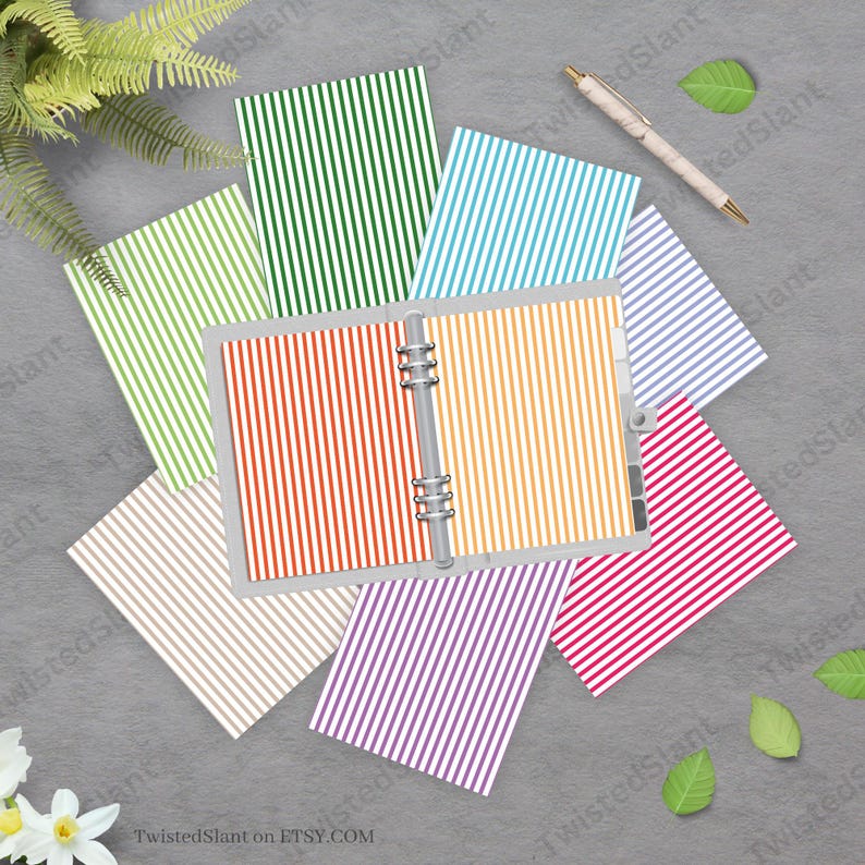 Vertical Stripes Digital Paper | INSTANT DOWNLOAD | Striped Background ...