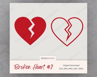 Broken Heart svg, Open heart svg, Heart svg Bundle, Loveheart, Heart SVG, Heart DXF, open heart clipart, broken heart clipart, valentines