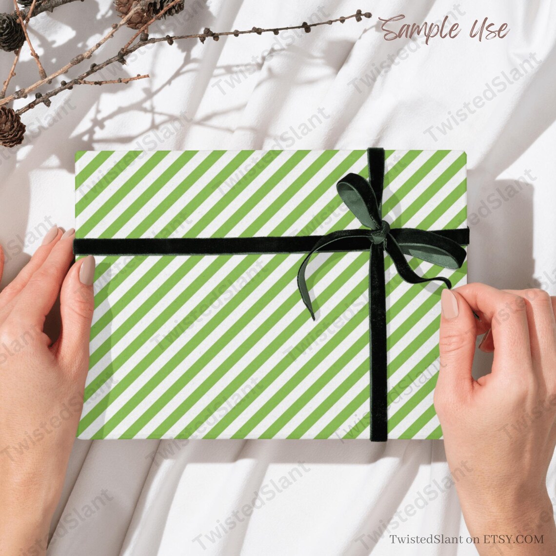 Diagonal Stripes Digital Paper | INSTANT DOWNLOAD | Striped Background ...