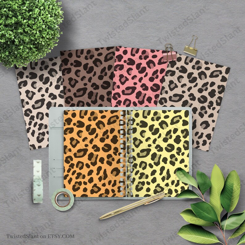 Leopard Print Seamless Digital Paper | INSTANT DOWNLOAD | Leopard ...