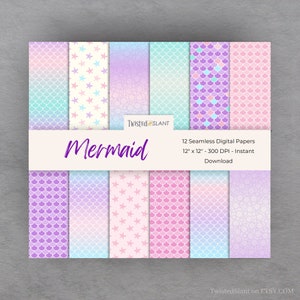 carta digitale sirena, clipart coda di sirena, carte senza soluzione di continuità, carta digitale squame di sirena, sirena, carta da parati squame, sirena arcobaleno