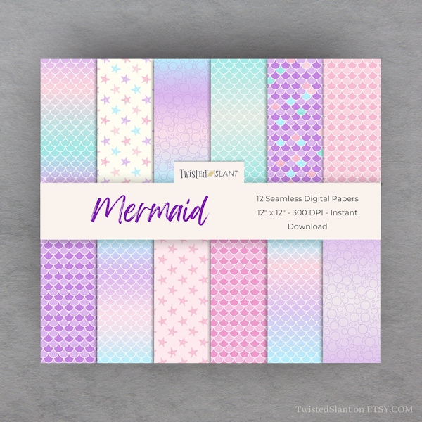 mermaid digital paper, mermaid tail clipart, seamless papers, mermaid scales digital paper, mermaid, scales wallpaper, rainbow mermaid