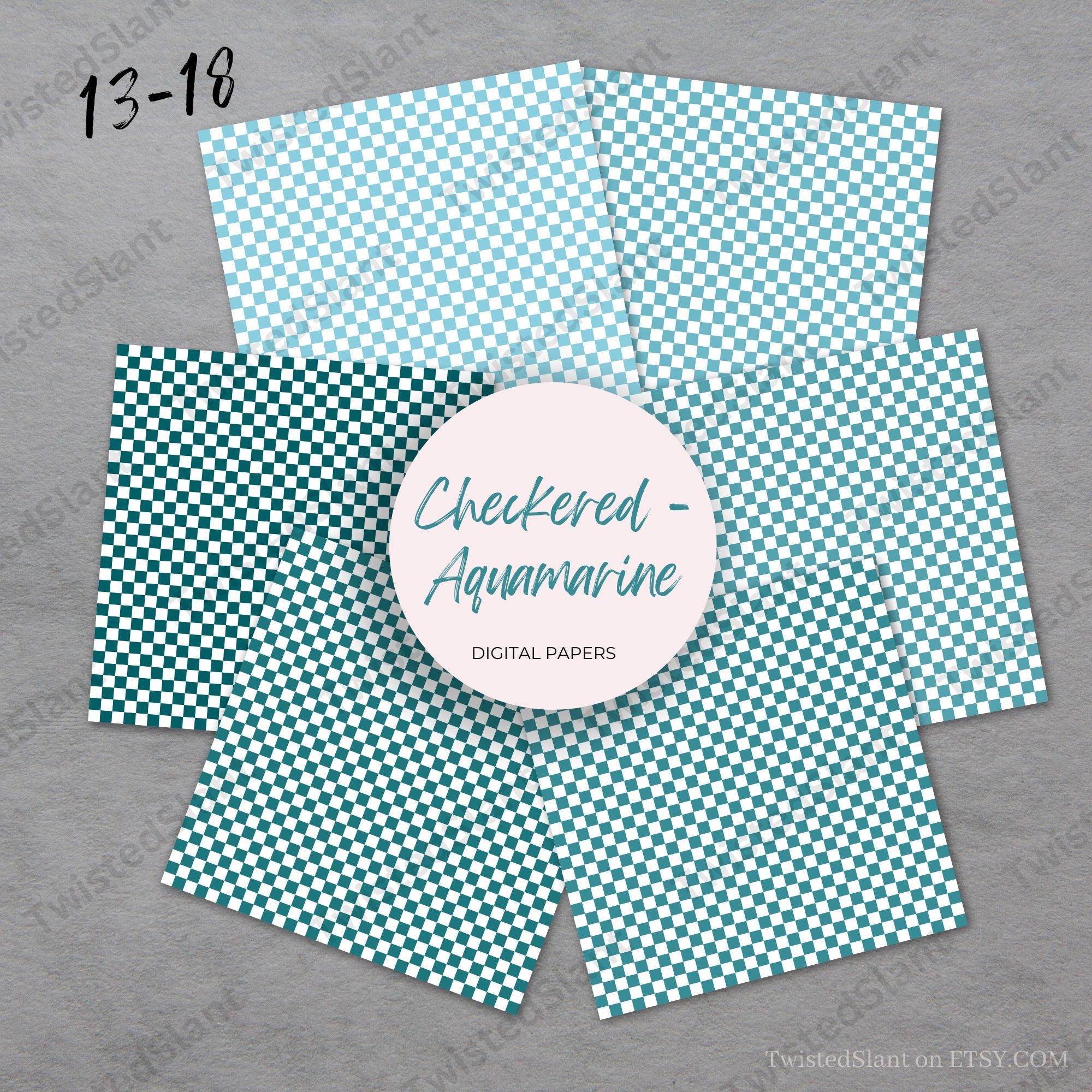 Checkered Digital Paper | INSTANT DOWNLOAD | Checkered Background ...