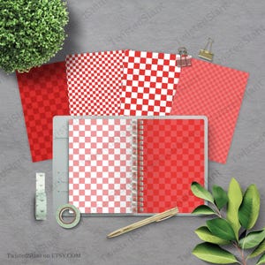 Checkered Digital Paper | INSTANT DOWNLOAD | Checkered Background ...