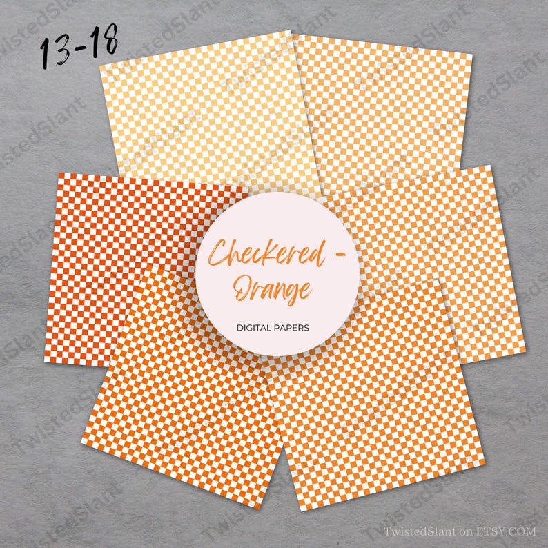 Checkered Digital Paper | INSTANT DOWNLOAD | Checkered Background ...