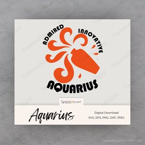 Svg Verseau | TÉLÉCHARGEMENT IMMÉDIAT | Signe du zodiaque svg | Signe astrologique du Verseau | Horoscope svg | du Verseau | Clipart Zodiaque | Verseau | ZOD01