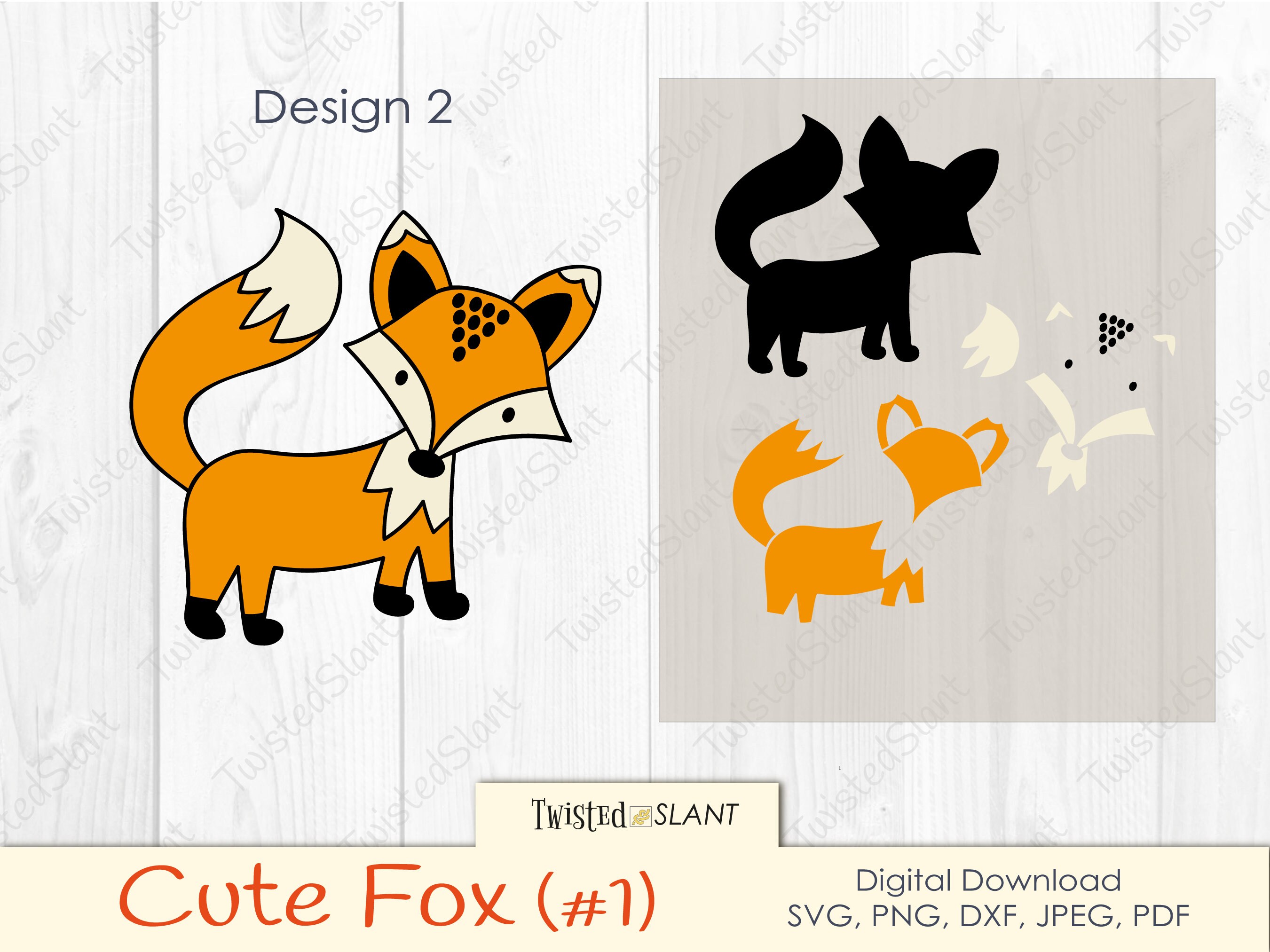 Cute Fox Svg Fox Clip Art Cute Animal Svg Fox Drawing - Etsy