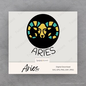 Aniversário de Áries svg | DOWNLOAD INSTANTÂNEO | Signo do Zodíaco svg | Signo de Áries | Horóscopo svg | Áries svg | Clipart do Zodíaco | Áries | ZOD01