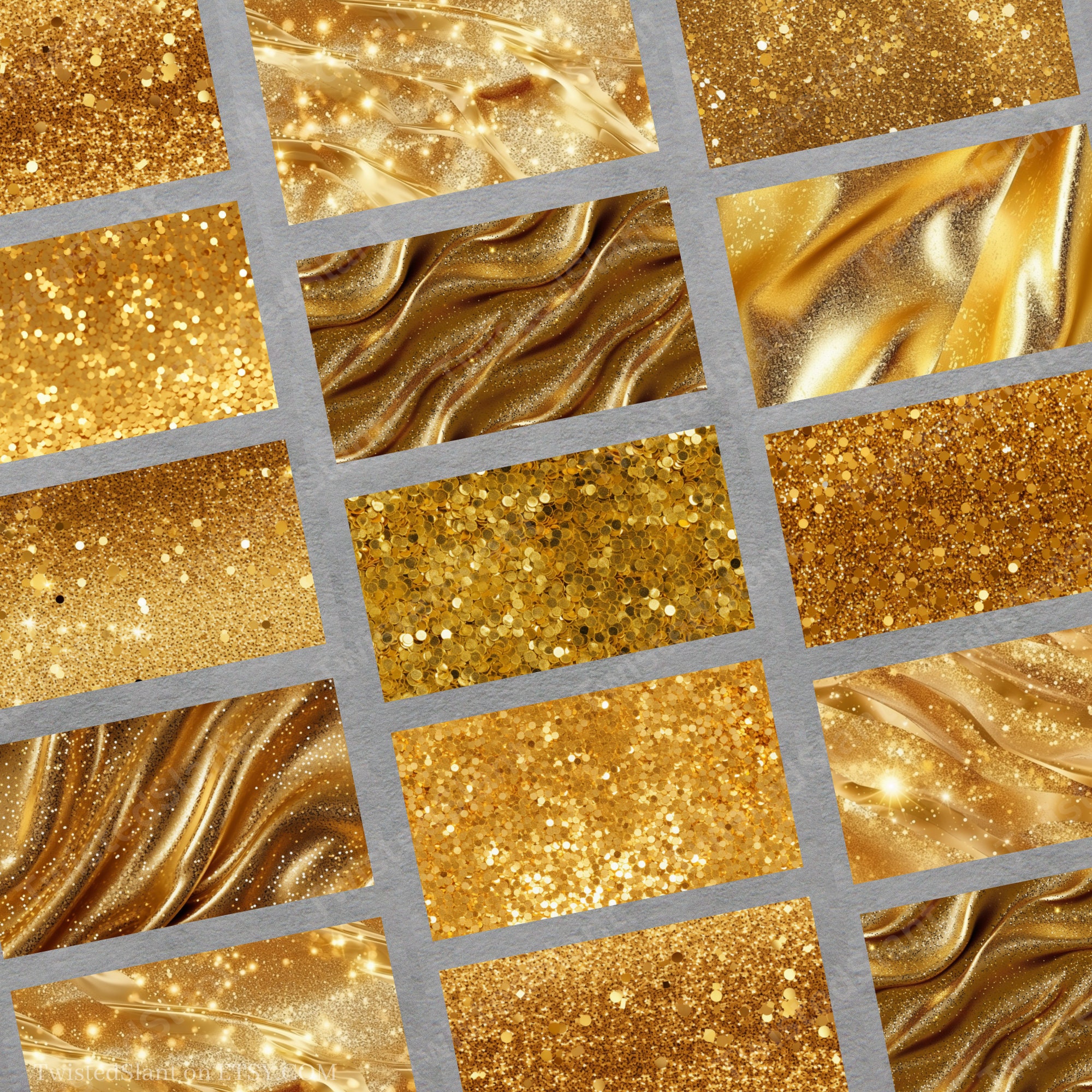 Gold Glitter Digital Paper Seamless Pattern| INSTANT DOWNLOAD | Gold ...