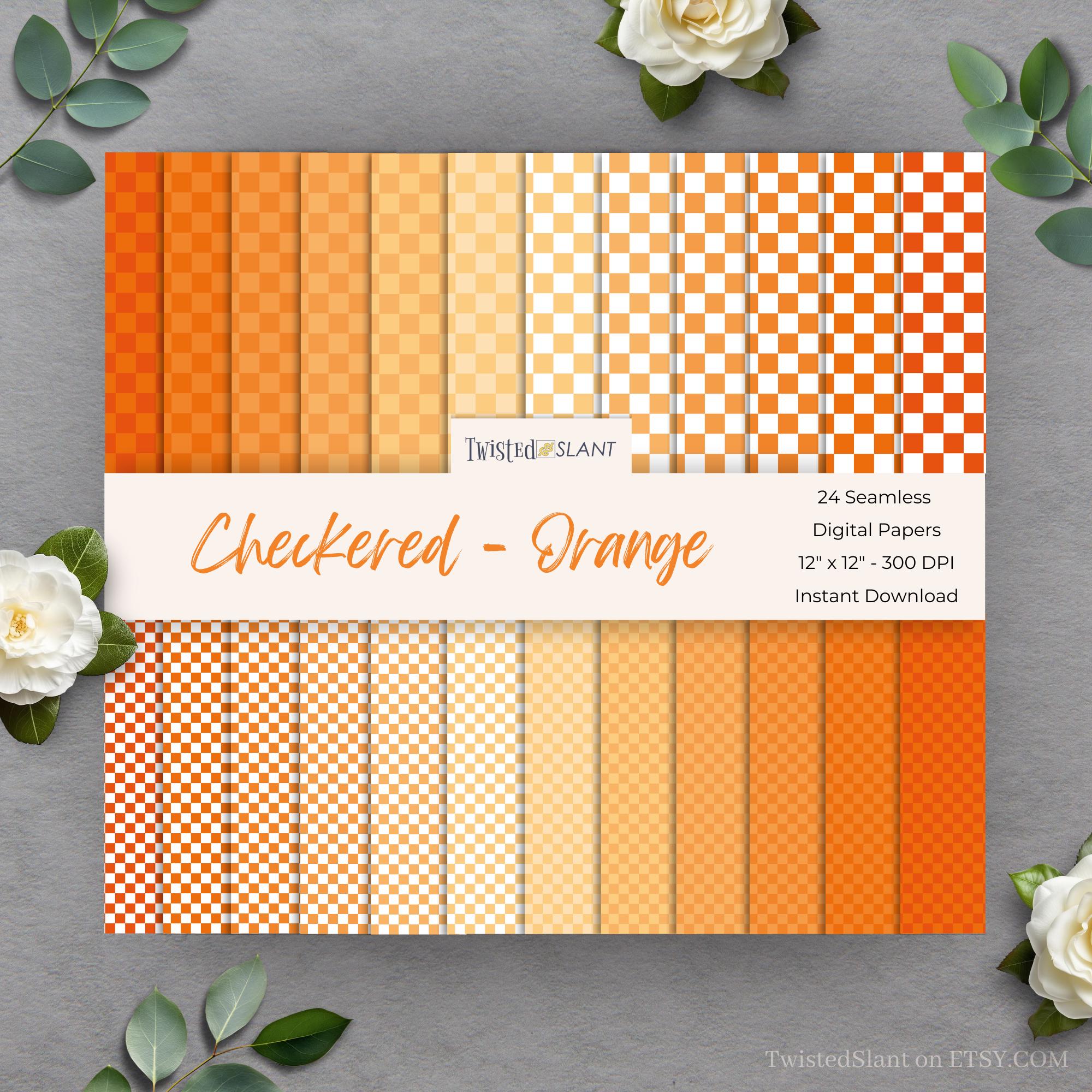 Checkered Digital Paper | INSTANT DOWNLOAD | Checkered Background ...