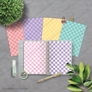 Checkered Digital Paper | INSTANT DOWNLOAD | Checkered Background ...