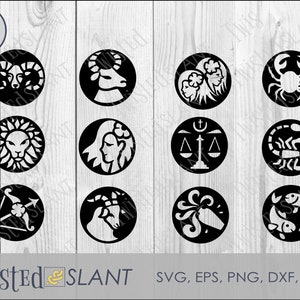 Zodiac svg, digital download for cricut and silhouette, zodiac clipart, zodiac sign svg, horoscope svg, zodiac png