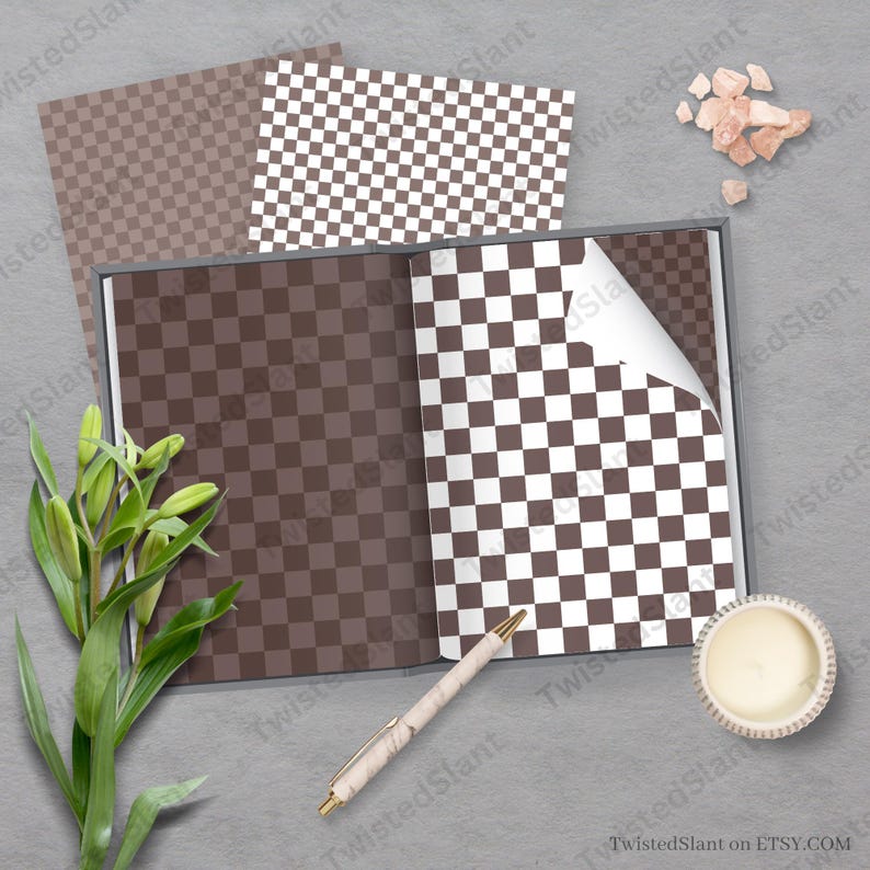 Checkered Digital Paper | INSTANT DOWNLOAD | Checkered Background ...