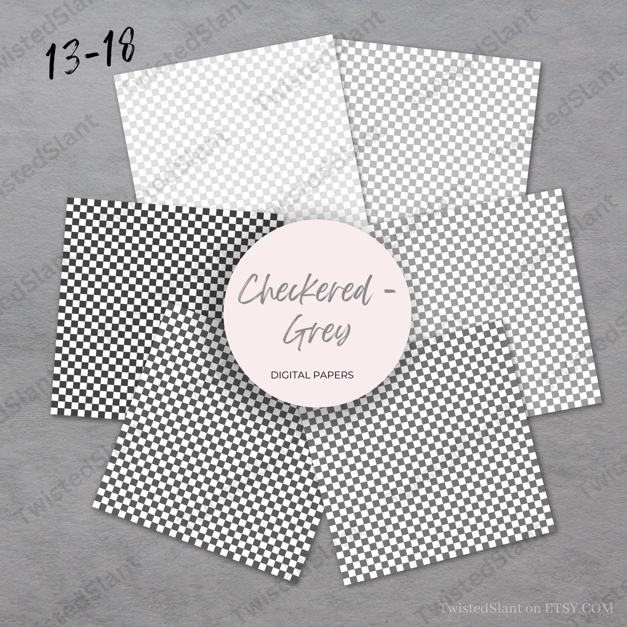Checkered Digital Paper | INSTANT DOWNLOAD | Checkered Background ...