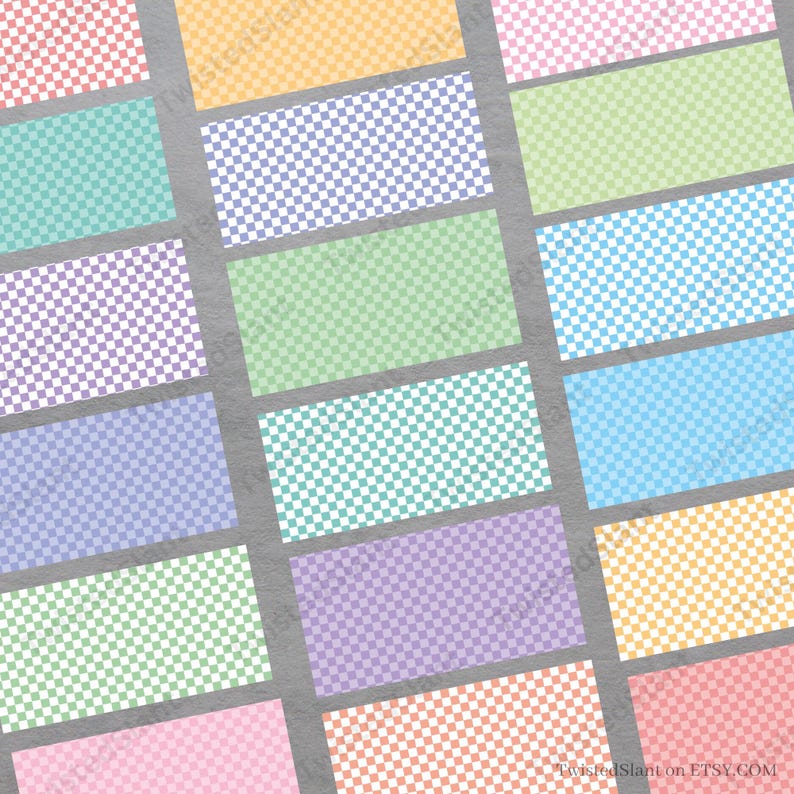 Checkered Digital Paper | INSTANT DOWNLOAD | Checkered Background ...