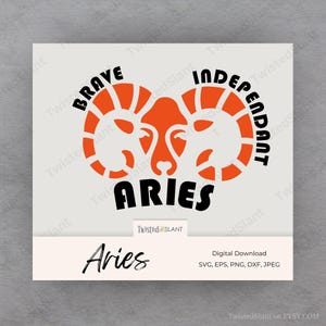 Widder Geburtstag svg | SOFORTIGER DOWNLOAD | Sternzeichen svg | Widder Sternzeichen | Horoskop svg | Widder svg | Sternzeichen Clipart | Widder | ZOD01