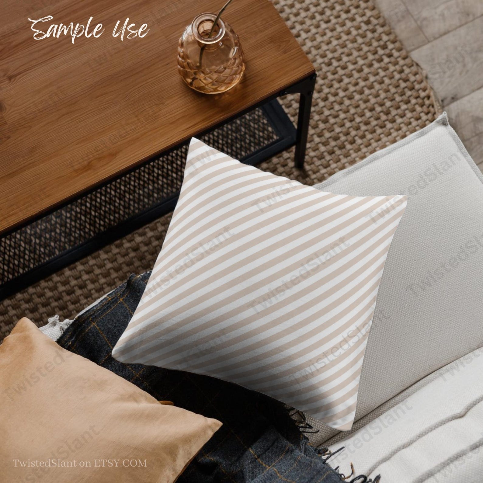 Diagonal Stripes Digital Paper | INSTANT DOWNLOAD | Striped Background ...