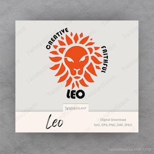 Signo del zodiaco Leo (svg) / DESCARGA INSTANTÁNEA / Signo del zodiaco (svg) / León (png) / Horóscopo (svg) / Leo (svg) / Clipart del zodiaco / Leo (zodíaco) / ZOD01