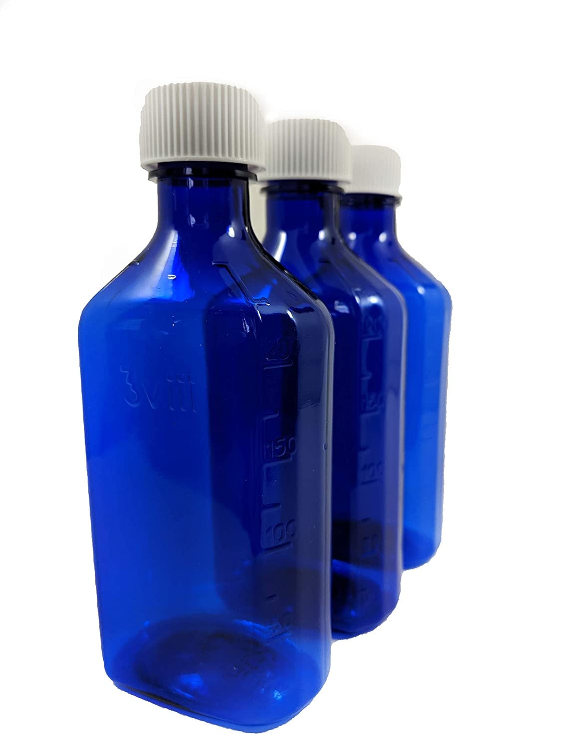 Oval Pharmacy Bottle for Liquid Medicine Blue Medicine Etsy UK