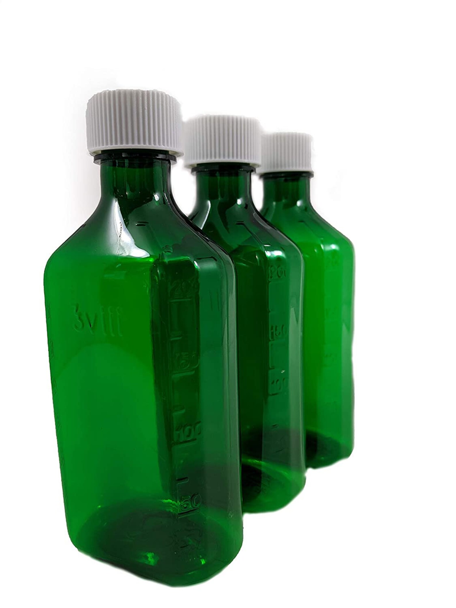 Oval Pharmacy Bottle for Liquid Medicine Green Medicine Etsy UK