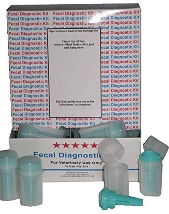 Fecal Diagnostics Kits Veterinarian Test and Stool Test Etsy