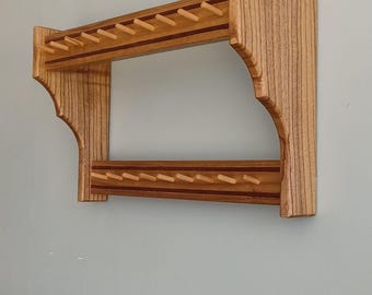Handmade Kitchen Utensil Rack That's Easy to Hang and Holds 19 Tools.