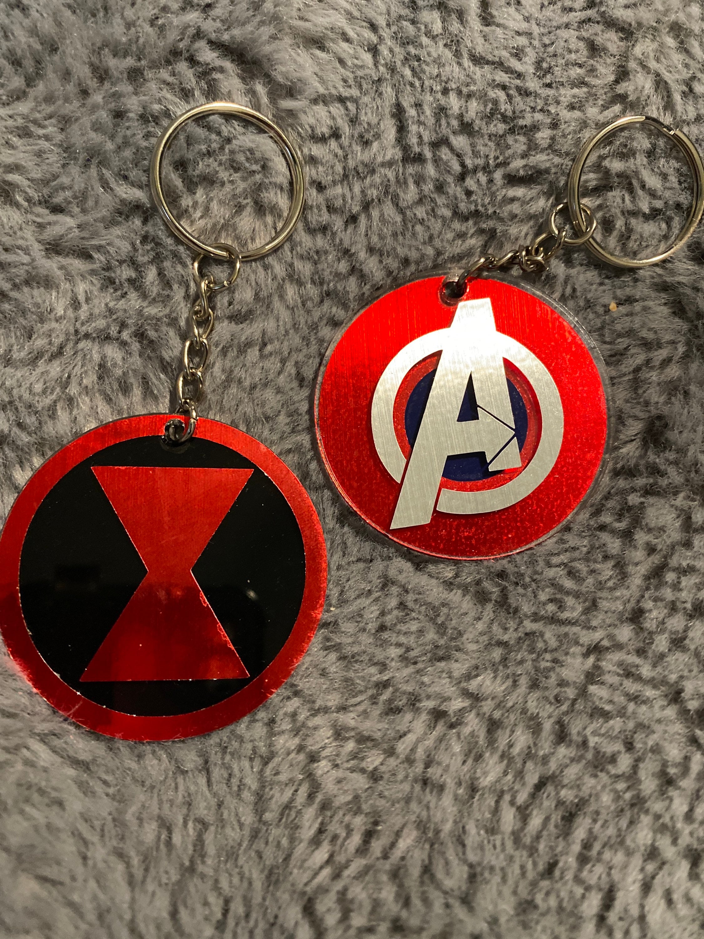 Personalized Marvel Keychains Etsy UK