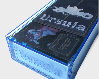 Villainous Game Ursula Box, Custom Acrylic Storage, Tabletop Organizer