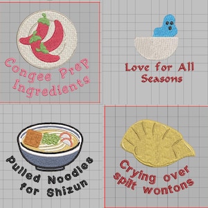 DIGITAL Danmei Food Patches