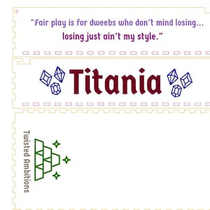Preorder for Titania Villainous Box
