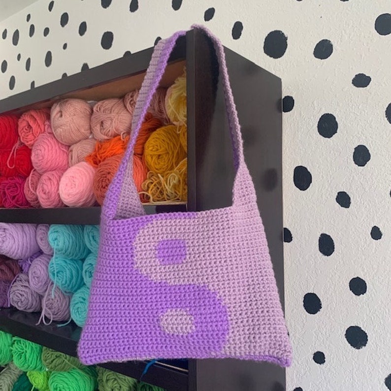 Yin Yang Bag Crochet Pattern Crochet Pattern PDF Pattern Etsy