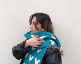 Lovers Scarf Crochet Pattern | PDF PATTERN