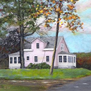 Pink House - Original Artwork