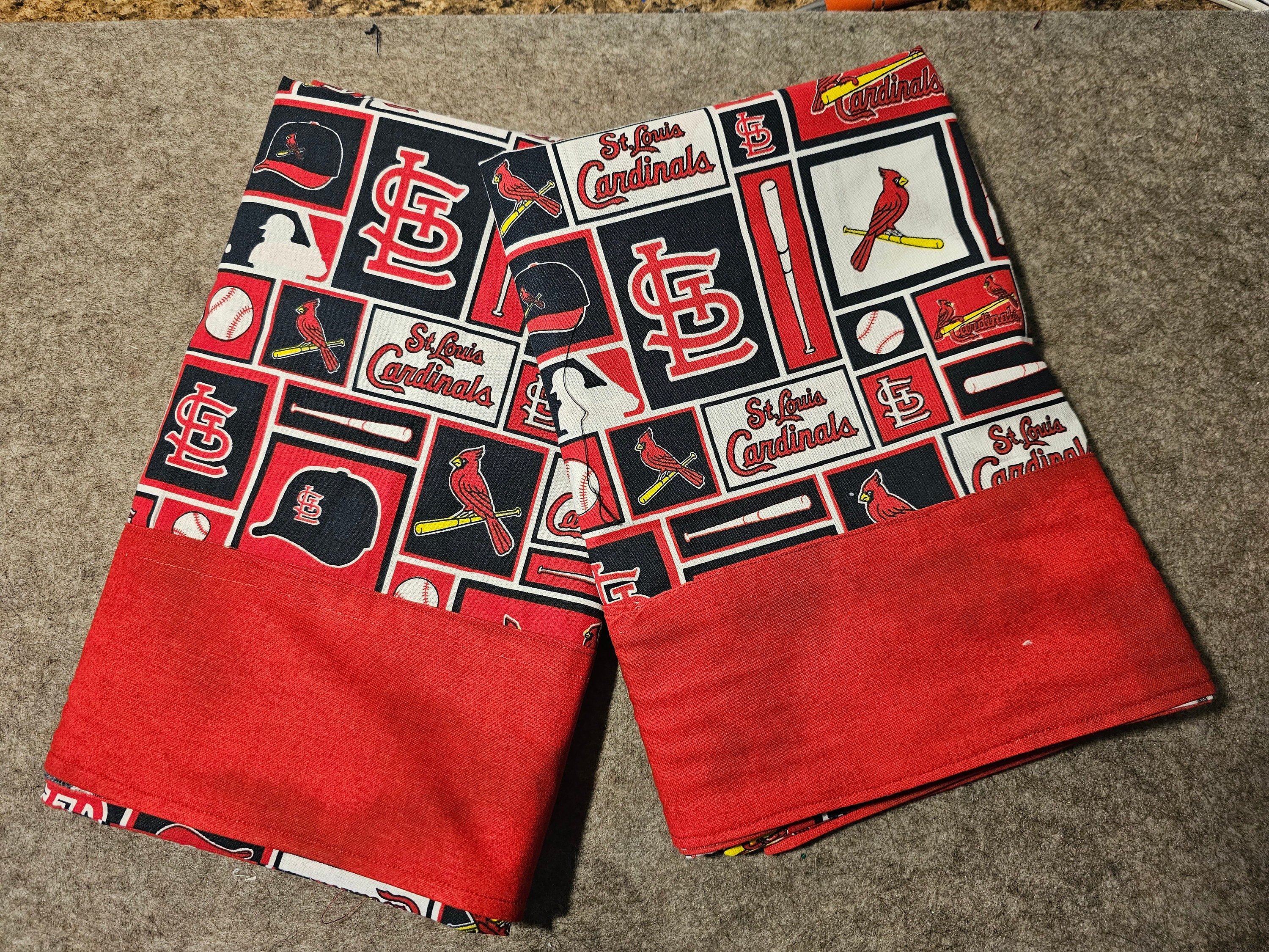 St Louis Cardinals Logo Vintage Barn Wood Paint Fleece Blanket by