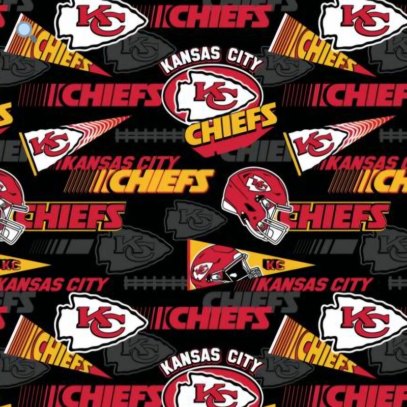 Chiefs Mountain Sky Satin Fabric By the Yard Pre Order