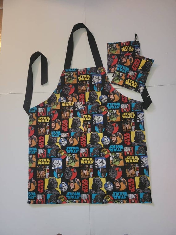 Star Wars Apron. Licensed Fabric. Handmade Fully Lined With Etsy