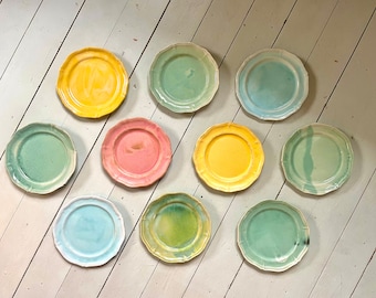 Small rainbow plates