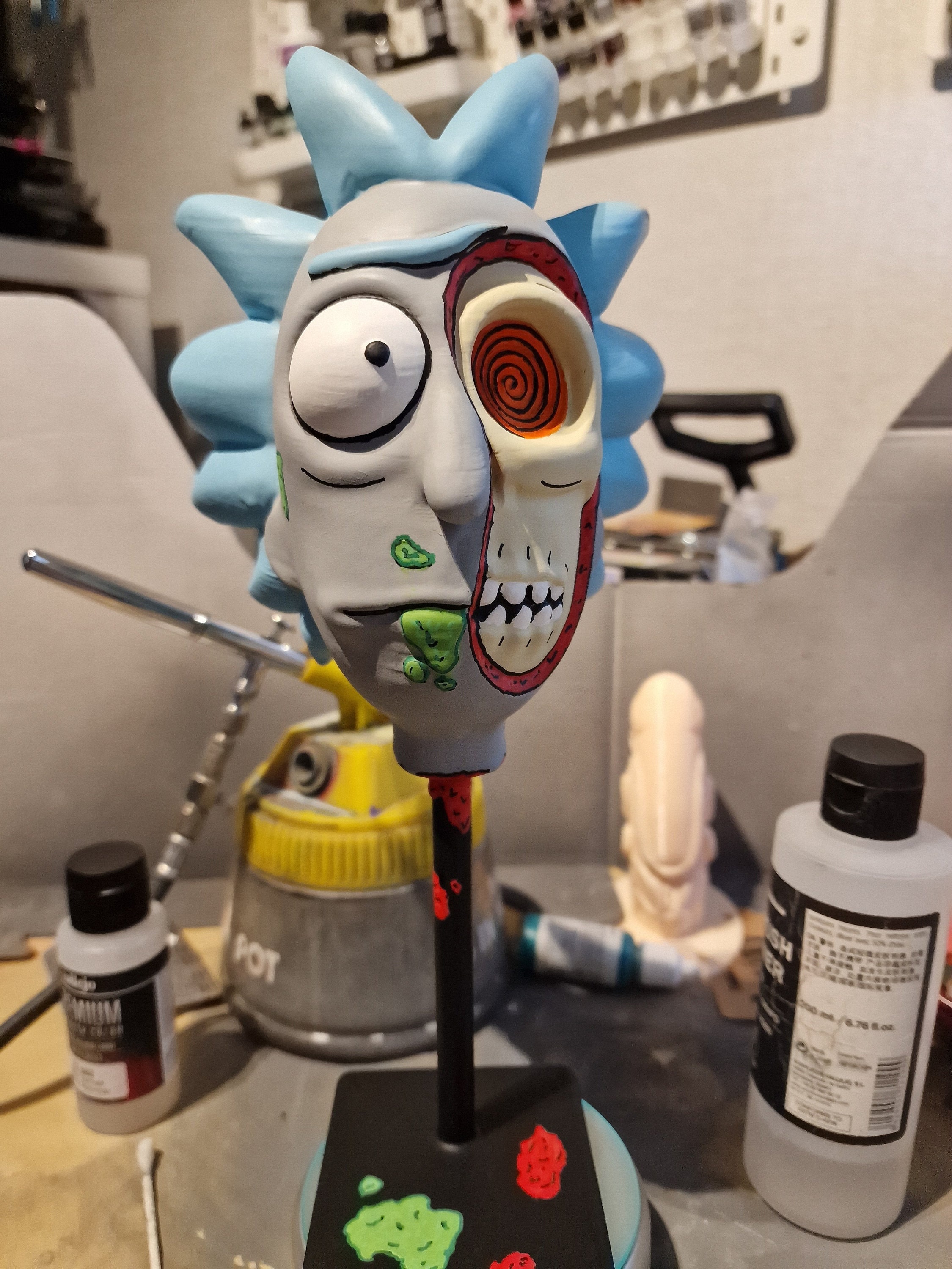Zombie Rick From Rick and Morty (pre Order) - Etsy