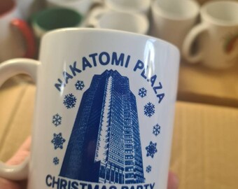 Die Hard Nakatomi Tower Christmas party mug 11oz