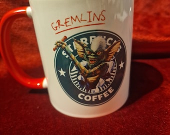 Gremlins Starbucks themed mug 11oz