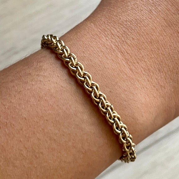 14 Karat Gold Bracelet Custom Hand Made Etsy