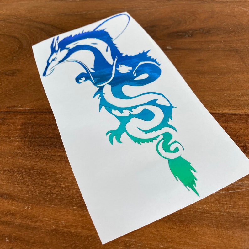 Haku Dragon / Kohaku River Spirit StickerDecal Spirited | Etsy
