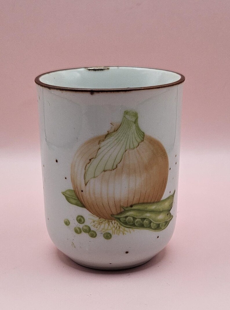 Vintage Asahi Japan Tea Set – Ceramic Teapot, 5 Cups, Onion Motif ...