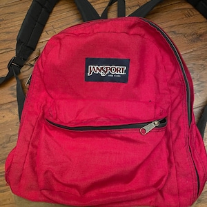 Vintage Red Jansport Backpack 80s or 90s Excellent Condition - Etsy