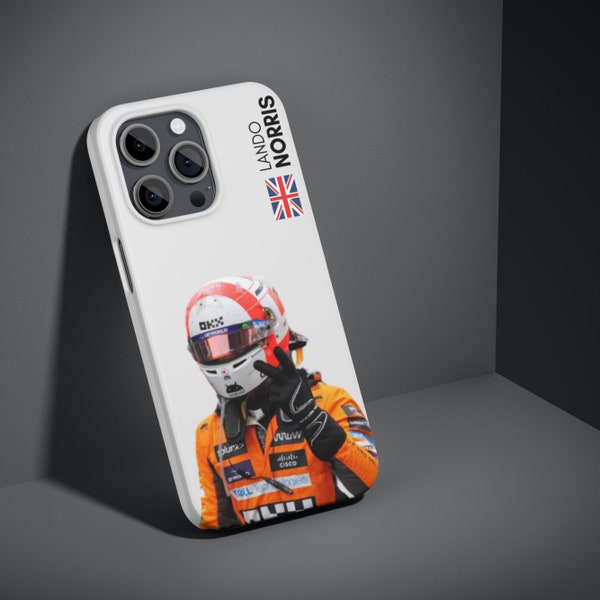 Étui de téléphone Lando Norris f1, étui de téléphone Norris Mclaren pour Iphone 14 13 12 11 X et Samsung S23 S22 S21