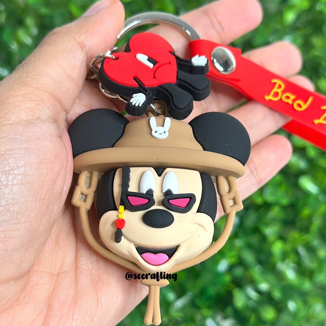 NEW Mouse Bad Bunny Keychain Mouse Benito Inspired Keychain Etsy