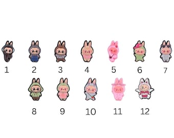 Labubu Shoe Charms, labubu charms for shoes, shoe charms, best seller, Croc Charms