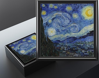 Van Gogh Starry Night Jewelry Box: Elegant Keepsake Storage