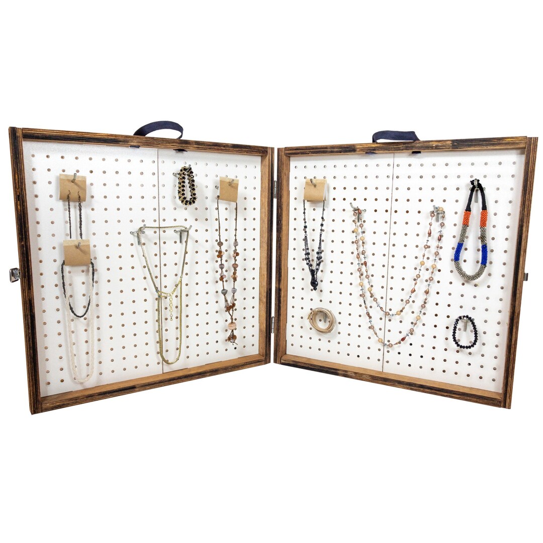 Portable Pegboard Display Stand for Craft Shows Paparazzi Jewelry